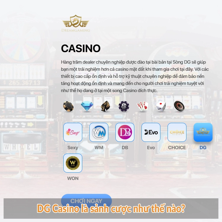 DG Casino có ưu & nhược điểm gì? Cảm nhận từ cược thủ